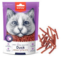 Wanpy Soft Duck Jerky Strips ВАНПІ ФІЛЕ КАЧКИ В’ЯЛЕНЕ СМУЖКИ ласощі для котів